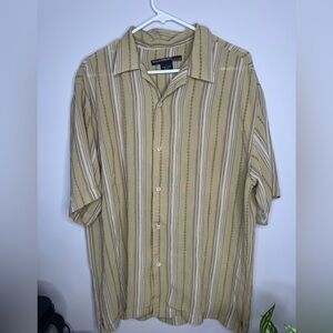 Vintage men’s button down  Striped Shirt